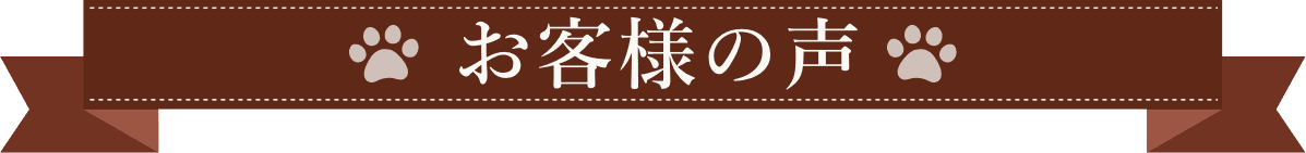 お客様の声